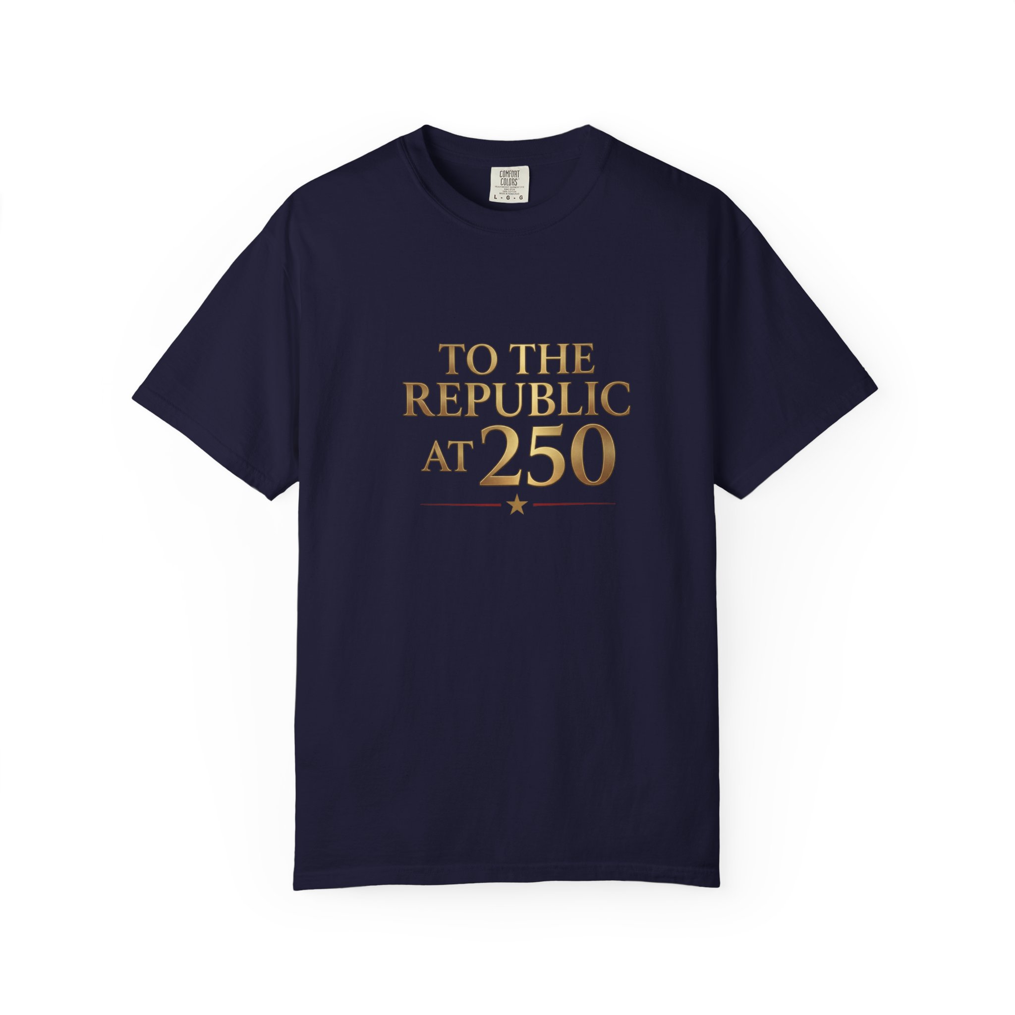 Navy Republic 250 shirt front