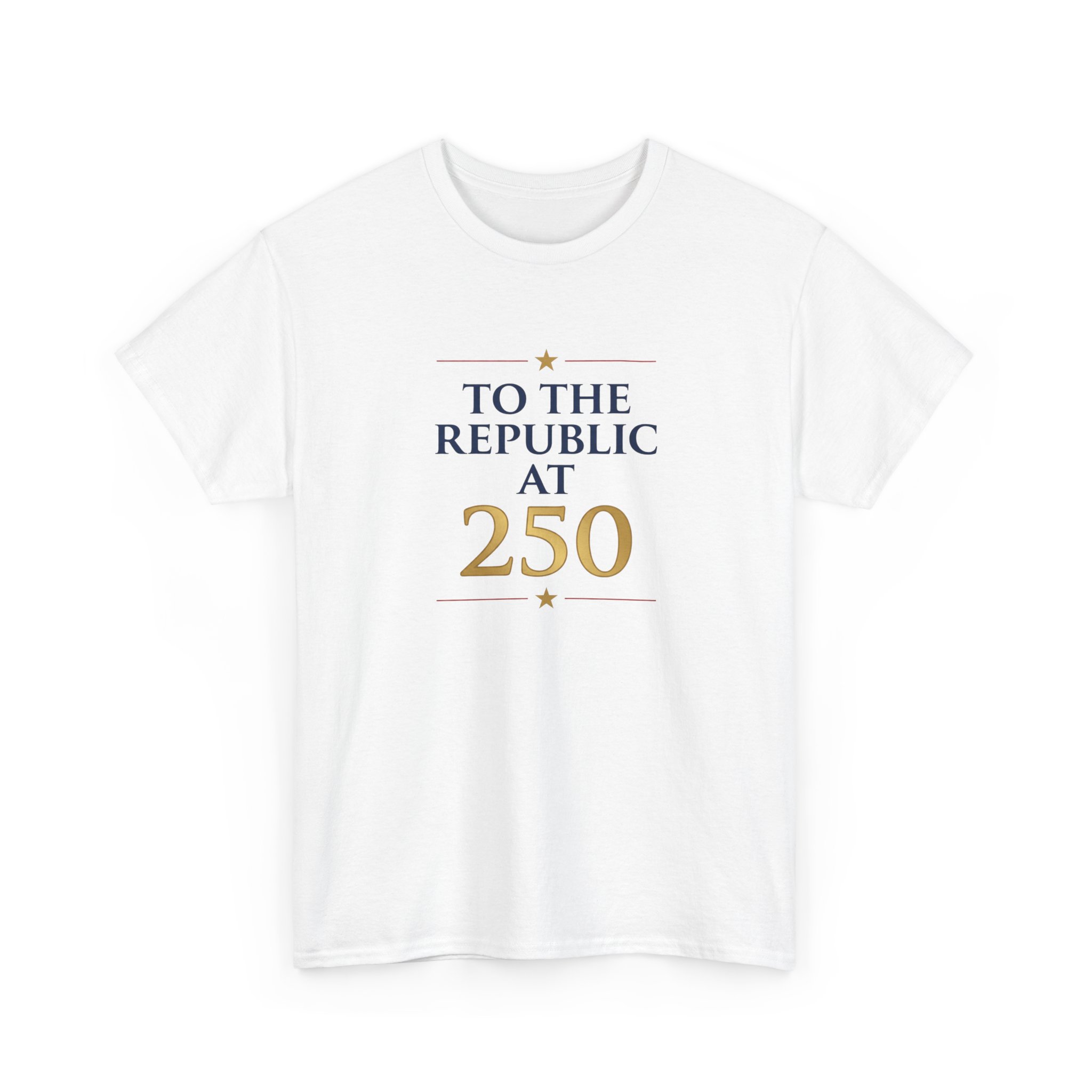 White Republic 250 shirt front